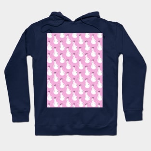 Fall print with squash on pink background Hoodie